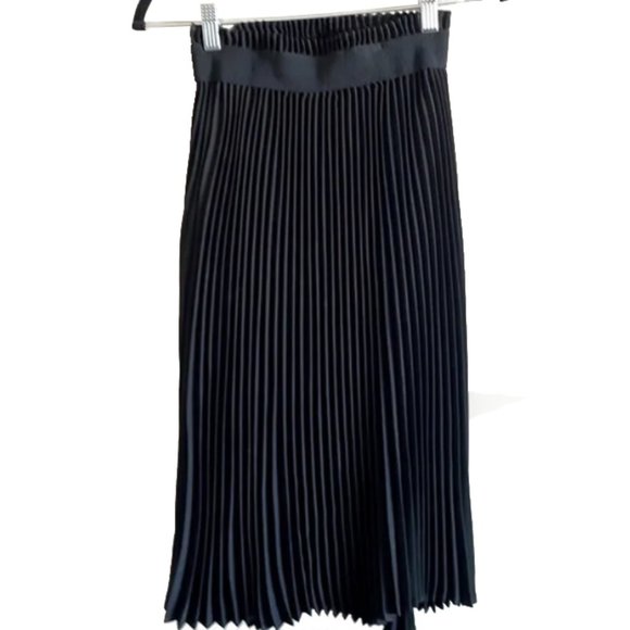 Aritzia Babaton 'Westin' Pleated Midi Skirt - Picture 1 of 10